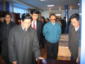 省委书记宋法棠来PG电子游戏集团参观调查